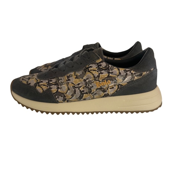 Gola Vancouver Liberty Print Sneakers Gray Snake Animal Print Women’s 6 (EU 37) - Picture 4 of 10